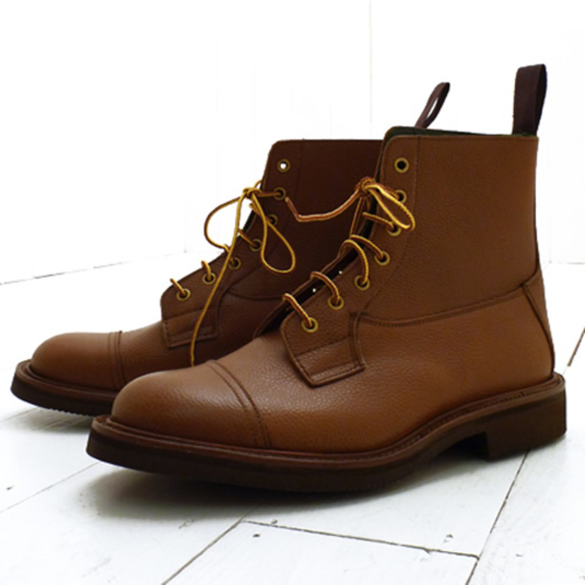scotch grain leather boots