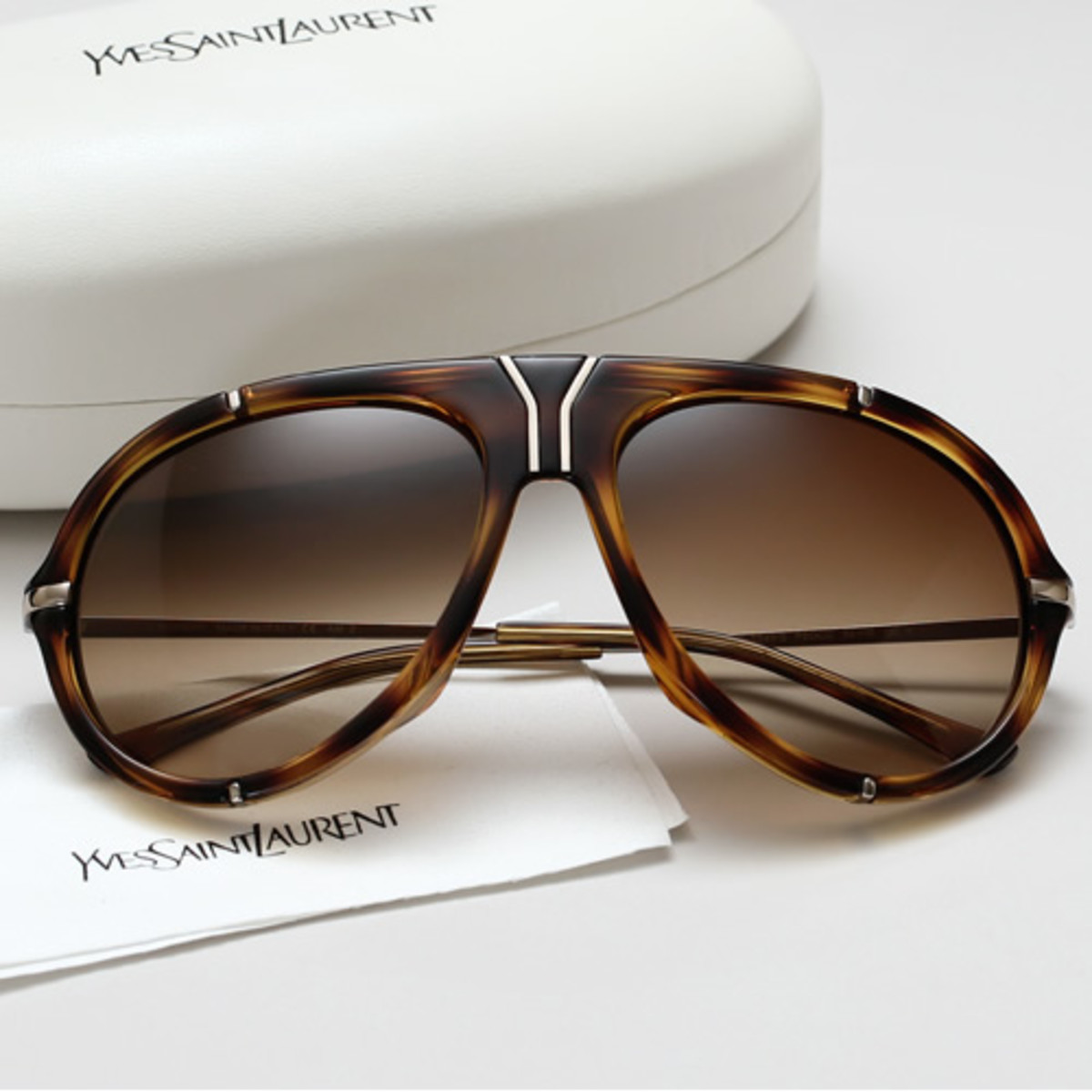 saint laurent leopard sunglasses