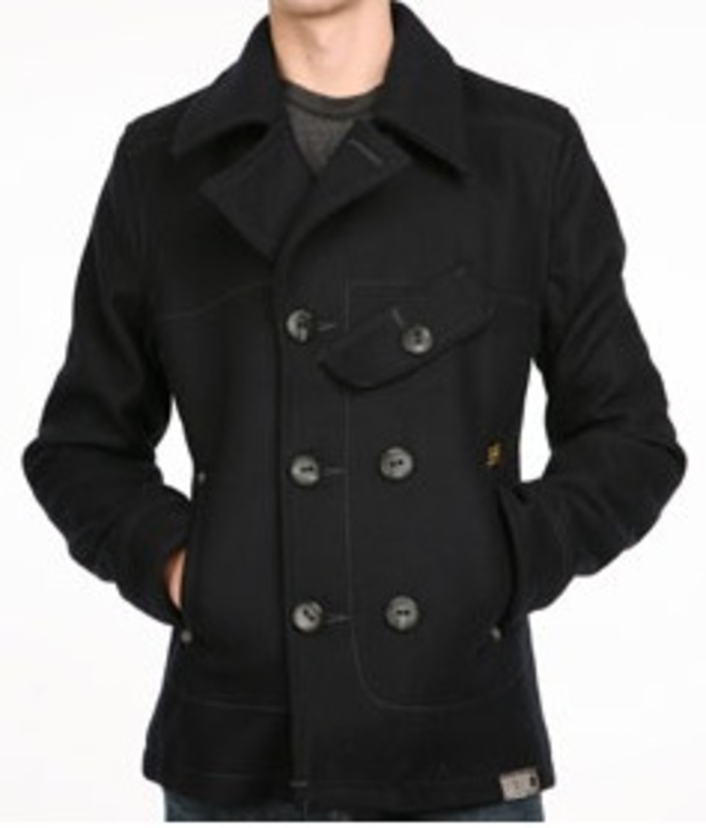 G Star Modern Pea Coat Acquire