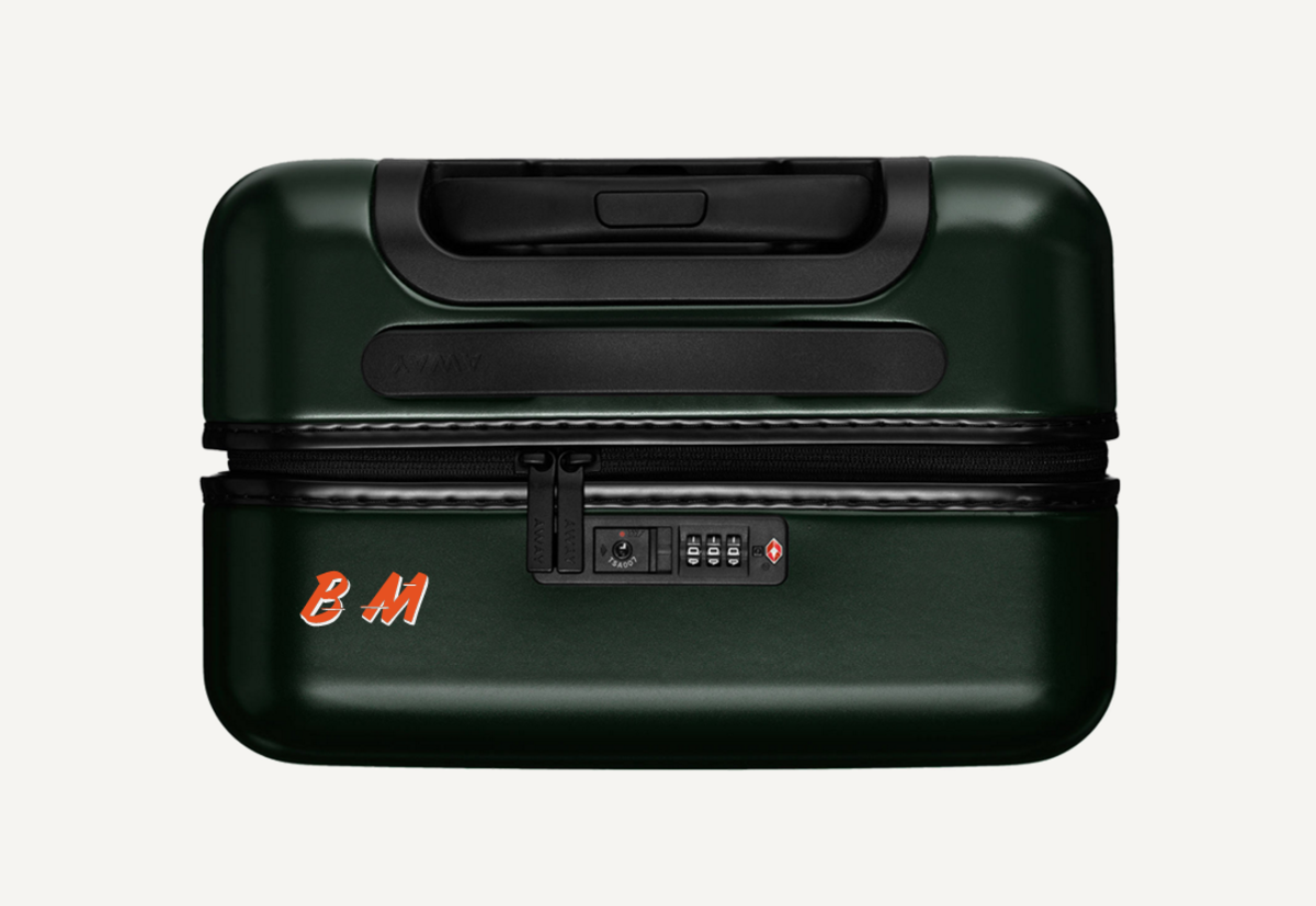 away luggage monogram