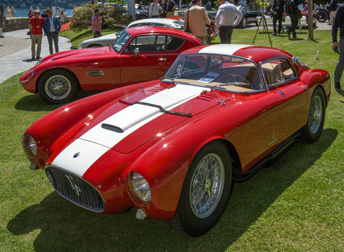 This year's "Best in Show" winner, a beautiful 1954 Maserati A6 GCS.