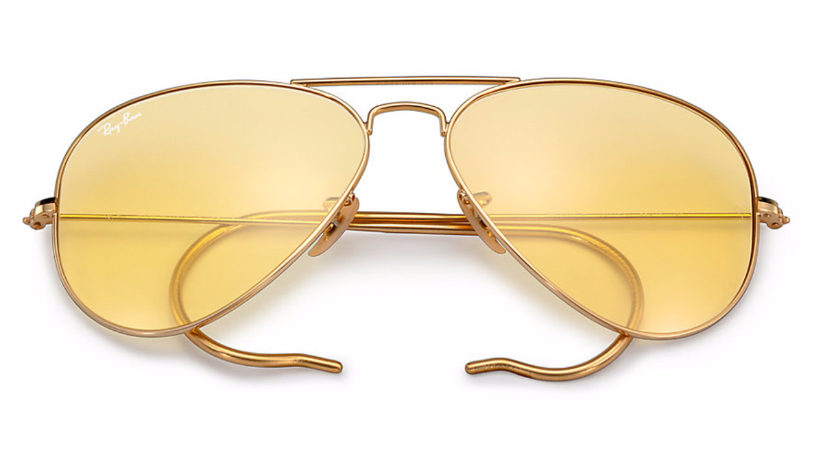 Ray Ban S Aviators Get An Amber Tint For Its Latest Limited Edition Acquire