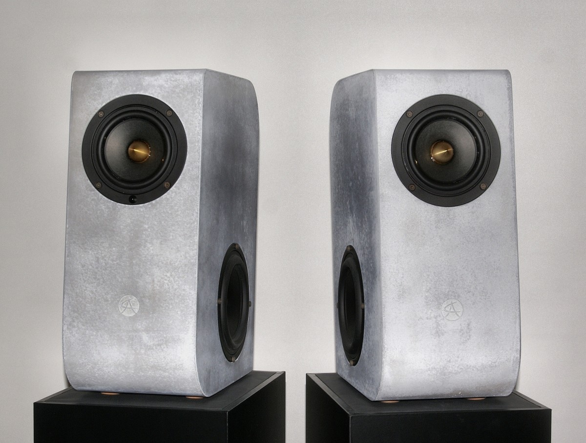 Concrete Audio makes a big statement with their new bookshelf speakers