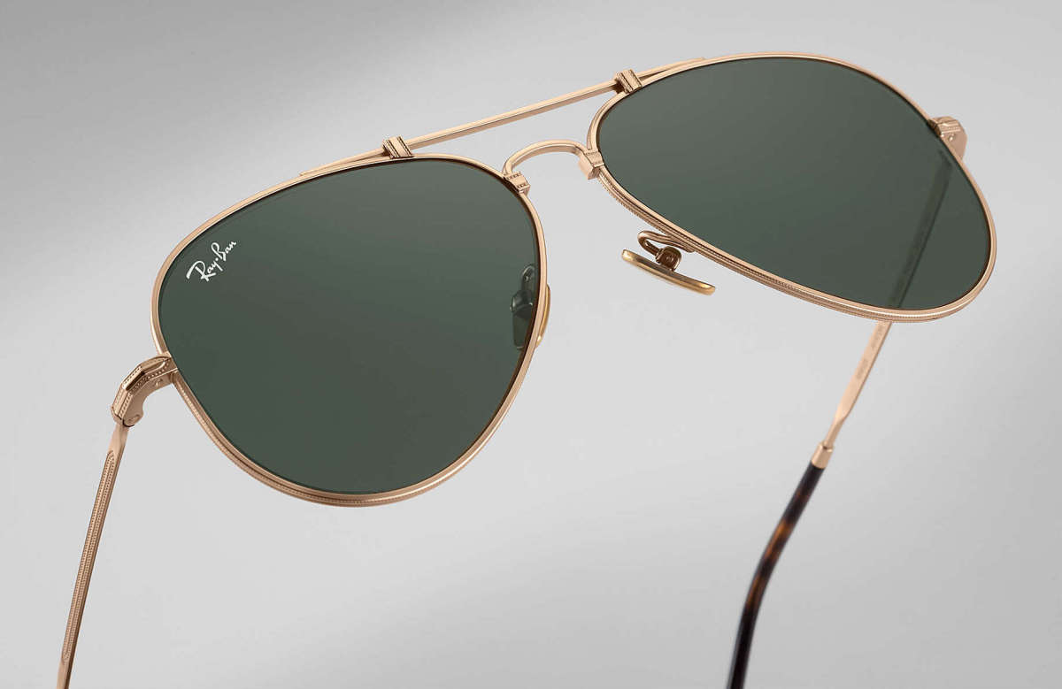 ray ban titanium collection