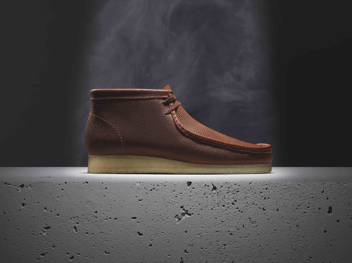 Clarks and Horween team up on a dimpled leather Wallabee boot ...