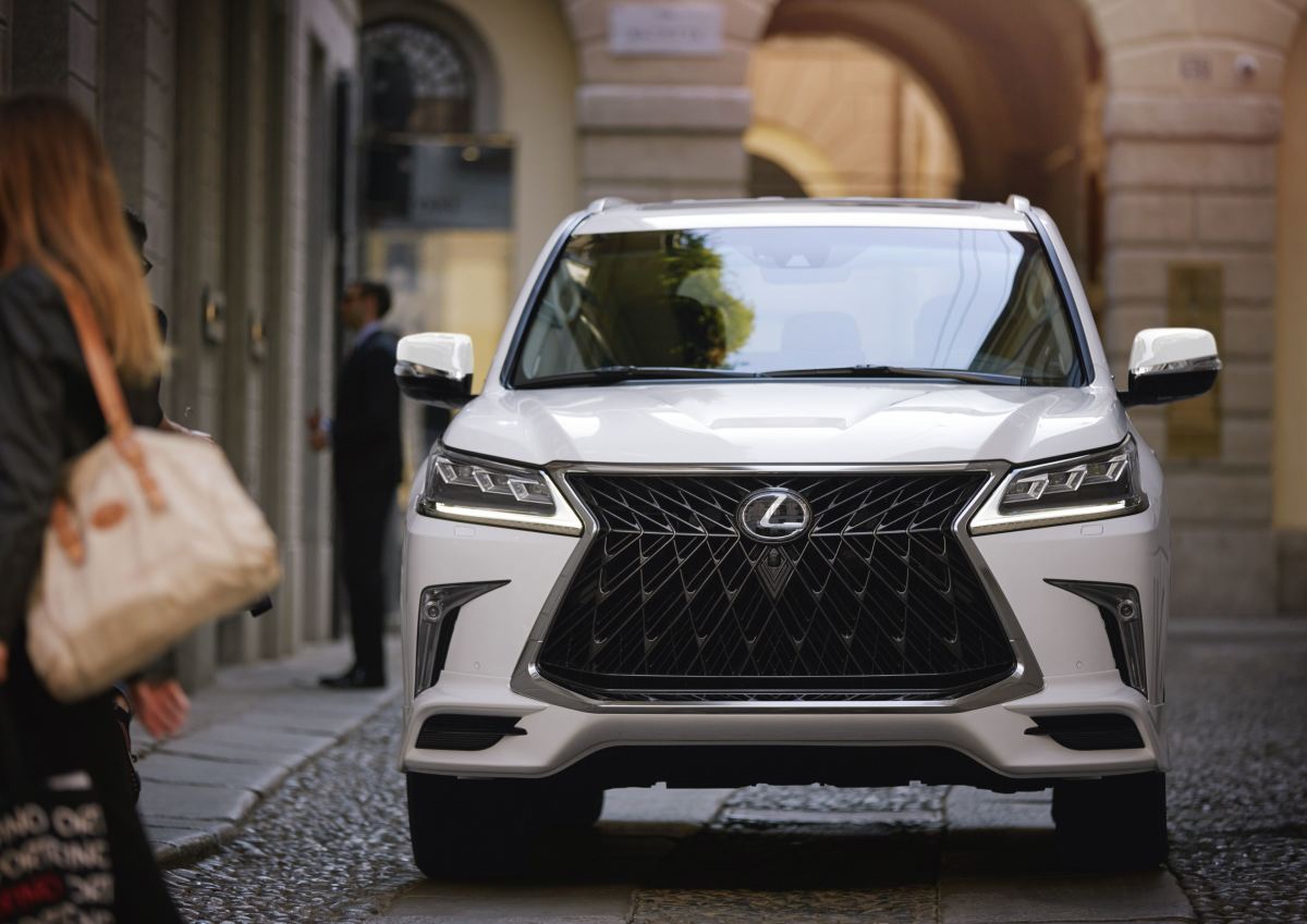 The 2020 Lexus LX570 introduces a bold front end with its new Sport Package - Acquire