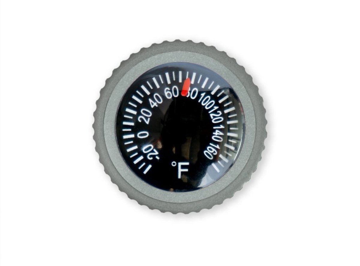 Watch band top thermometer
