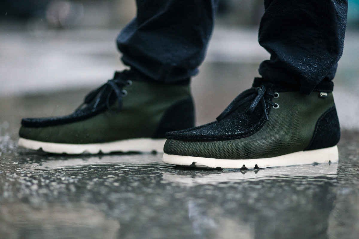 clark wallabee gore tex