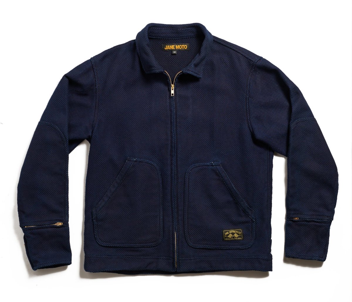 Jane Motorcycles brings Sashiko stitching to its Mechanic's motorcycle jacket - Acquire