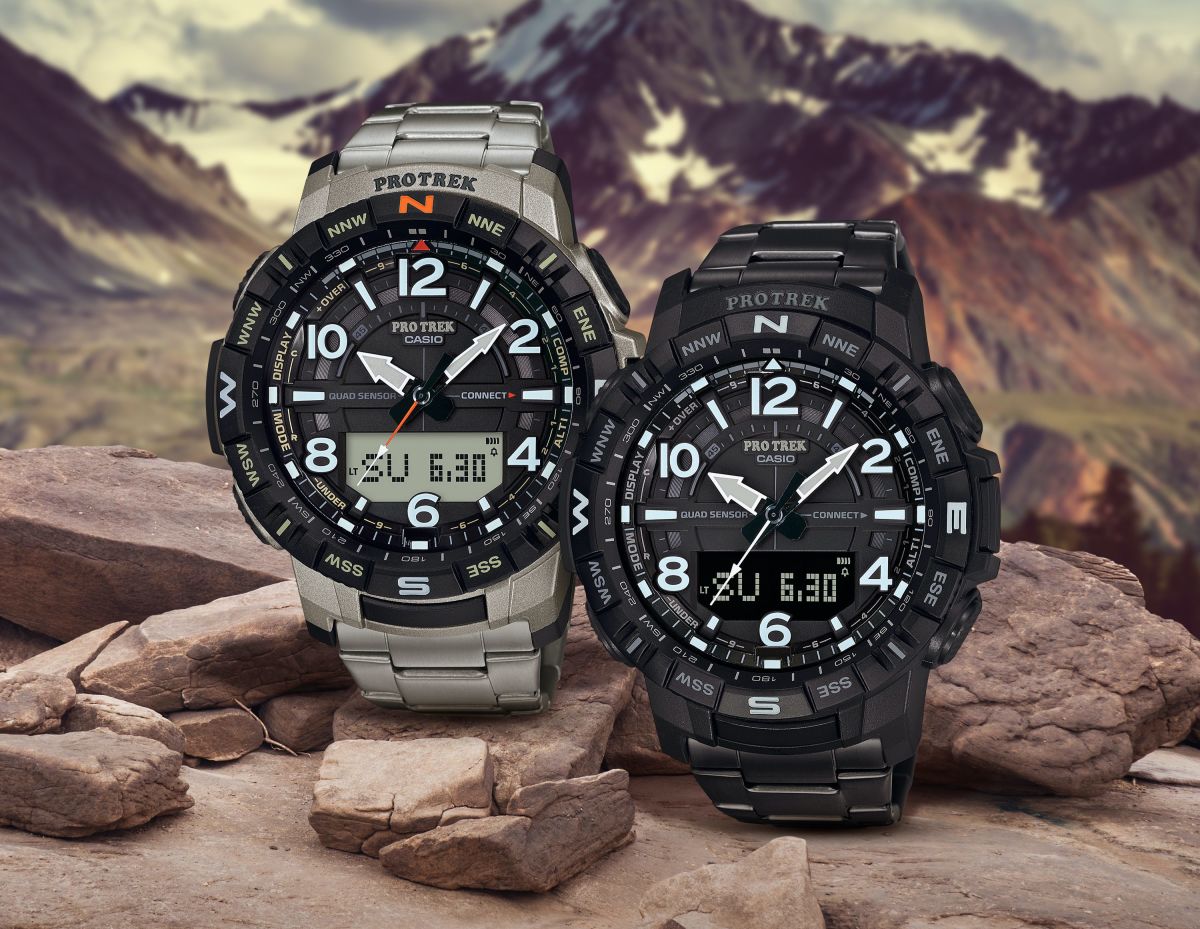 Casio's outdoor-focused PRO TREK line gets two new titanium timepieces -  Acquire