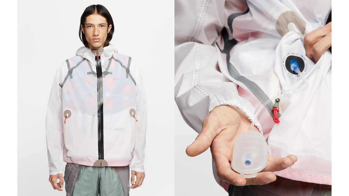 This Nike iSPA Lightweight Packable Jacket Pairs Both