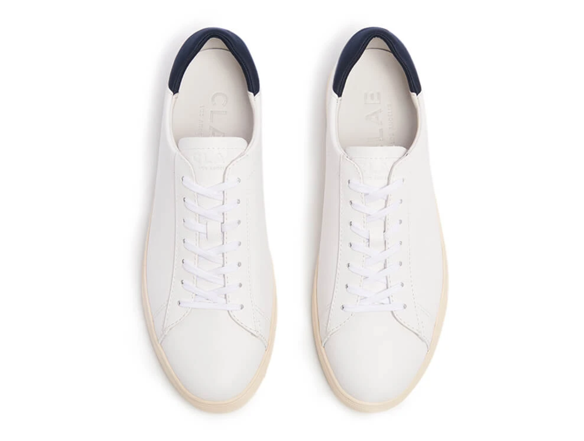 clae bradley knit white