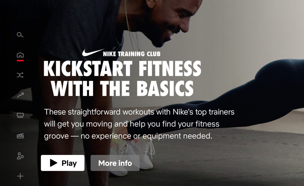 Nike announces Nike Training Club for Netflix - Acquire