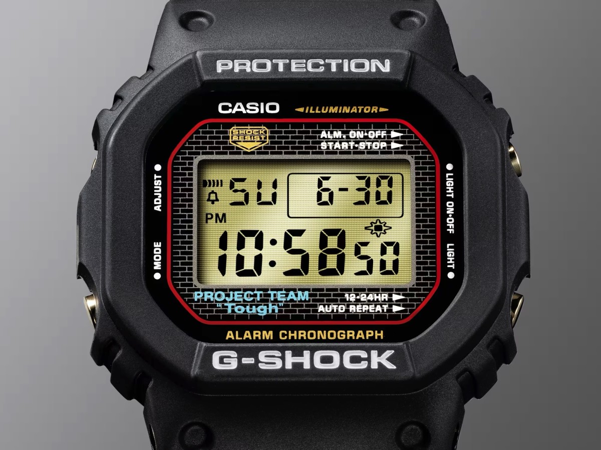 Casio s recrystallized series pays tribute to the first g shock acquire