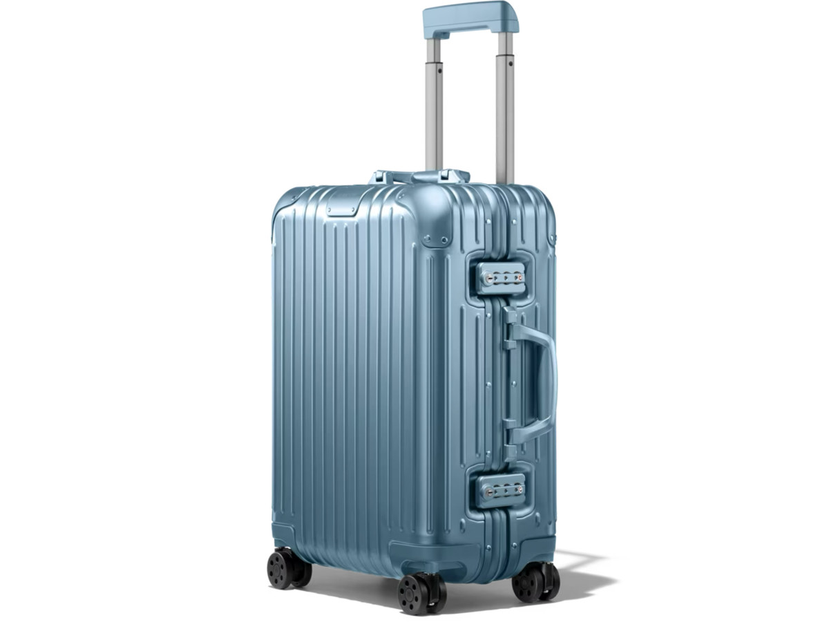 Rimowa's latest seasonal color brings an Arctic Blue tint to their ...