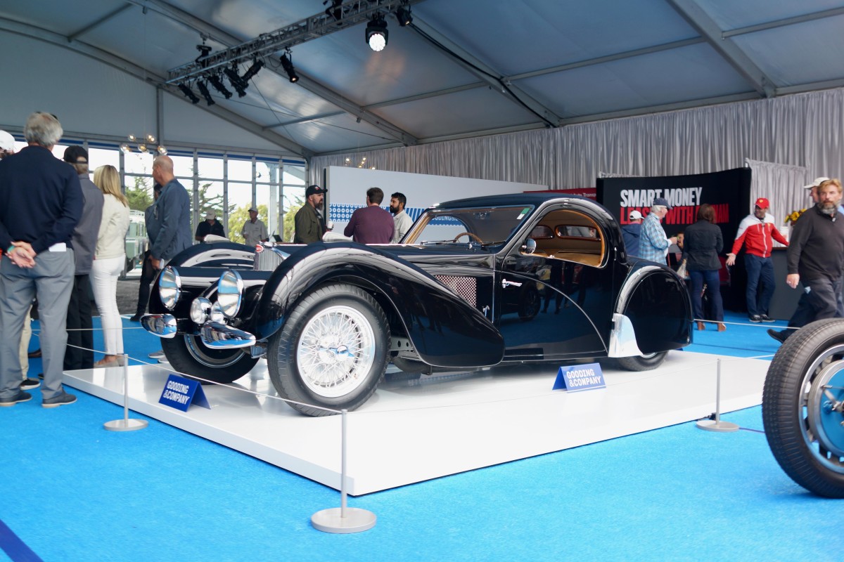 A 1937 Bugatti Type 57C Atalante. Only 17 were built and this example sold for $10,345,000. 