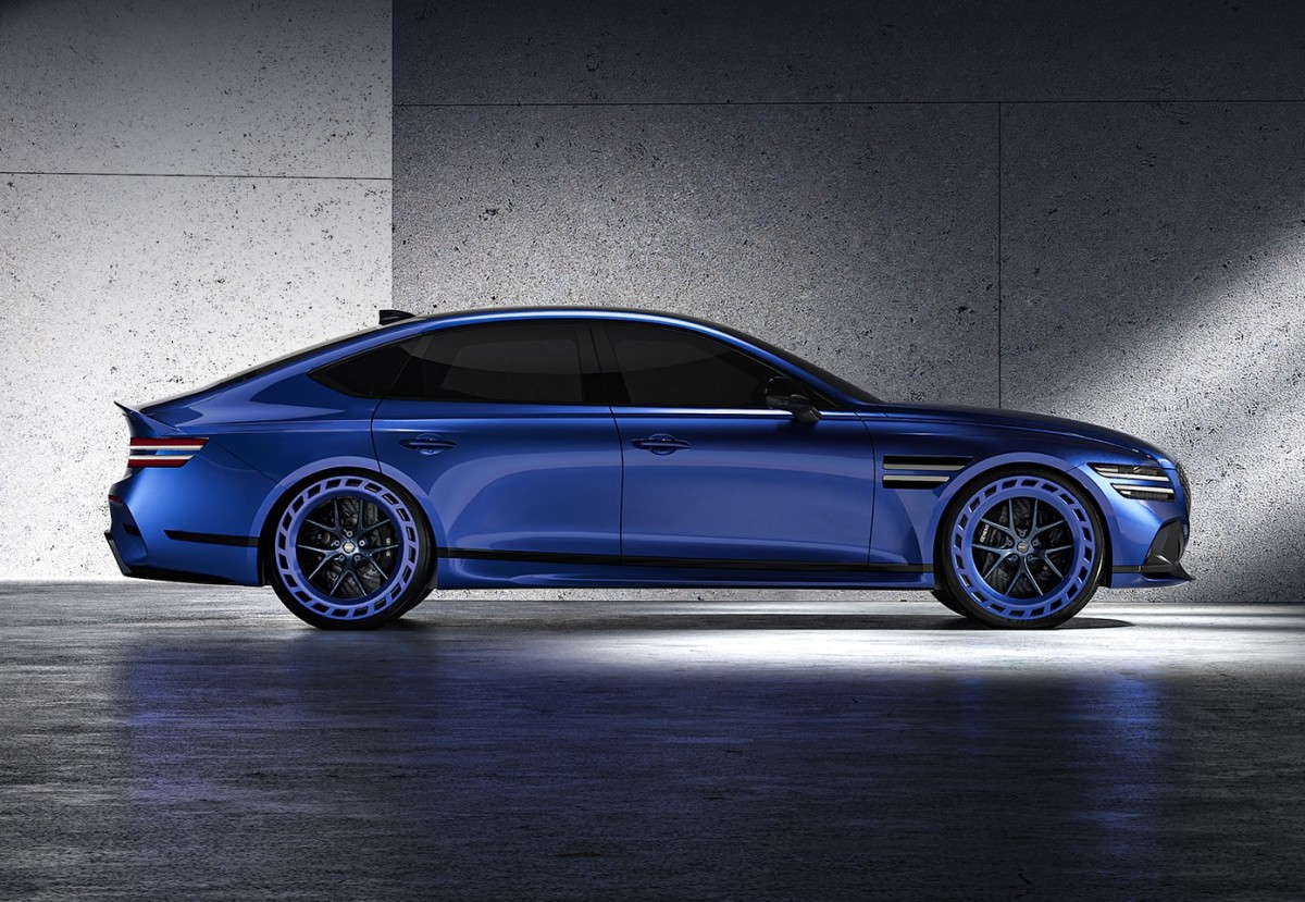 Genesis previews a Magma version of the Electrified G80 Acquire