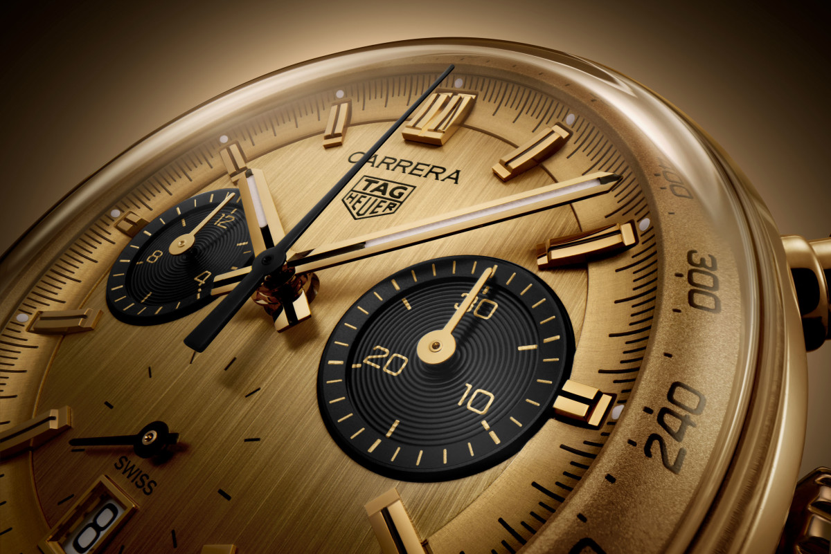 Tag Heuer releases the updated Carrera with an 18K 3N yellow Tag Heuer releases the updated Carrera with an 18K 3N yellow